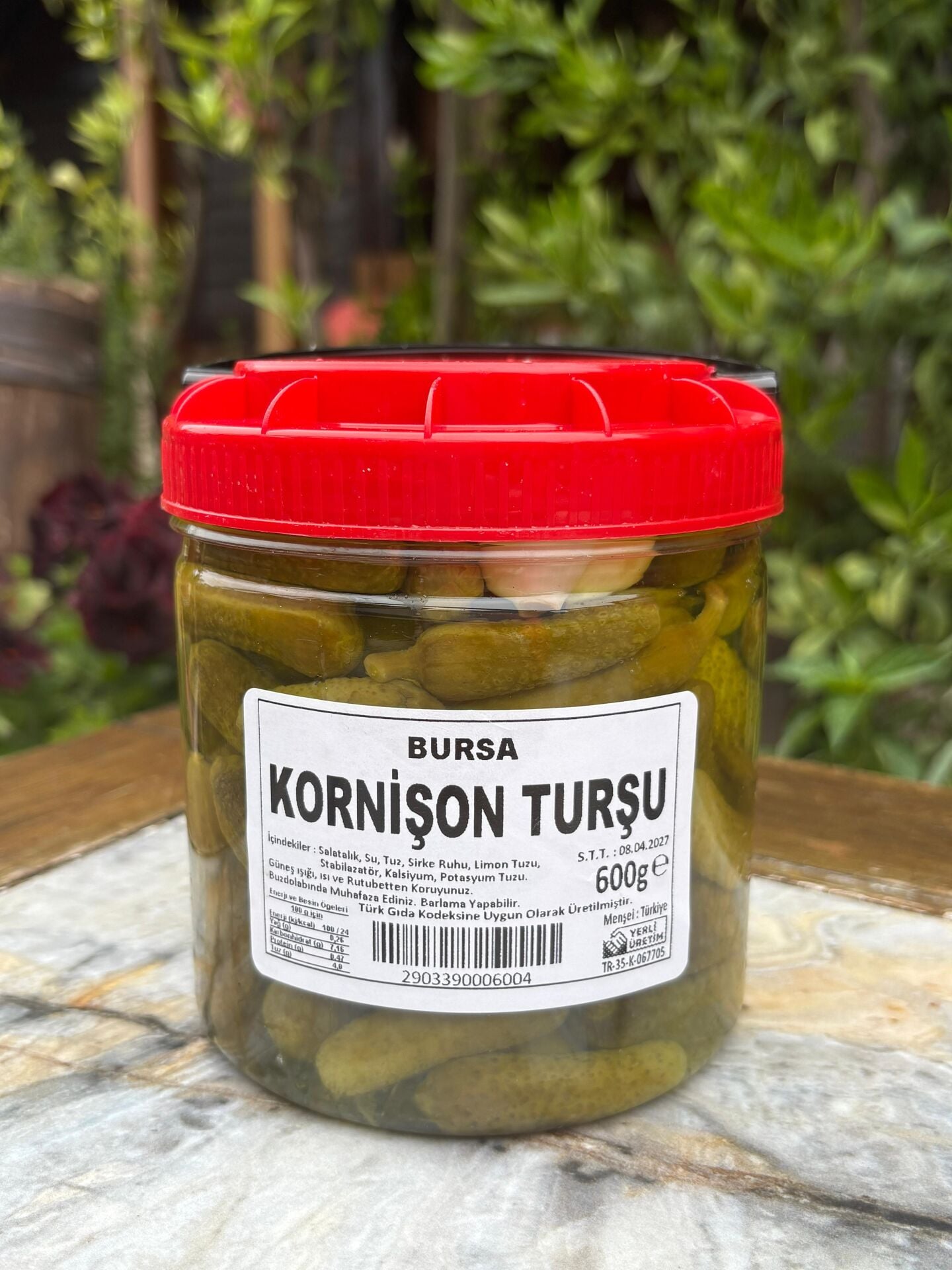 Bursa Kornişon Turşu (600 gr)
