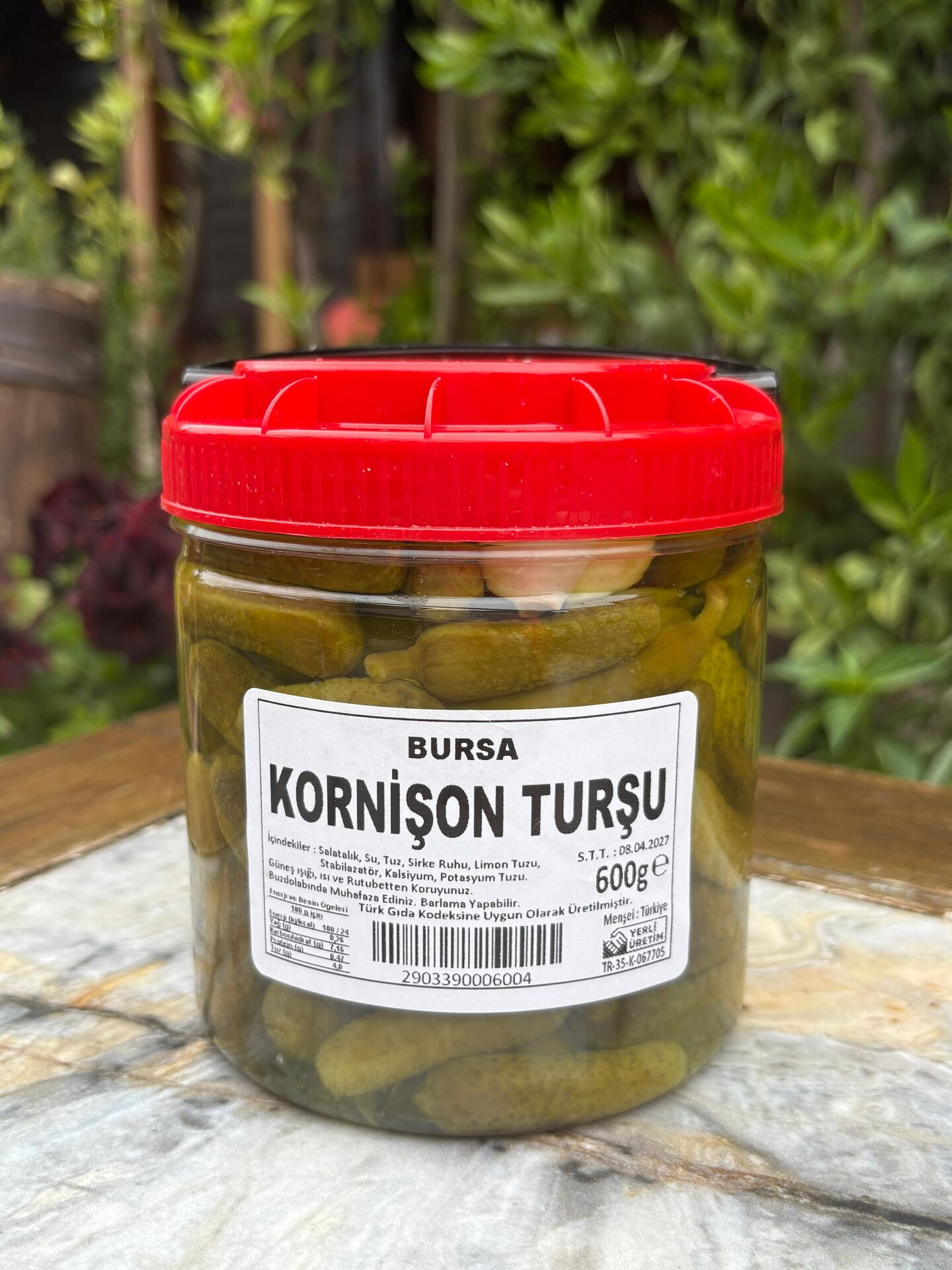 Bursa Kornişon Turşu (600 gr)